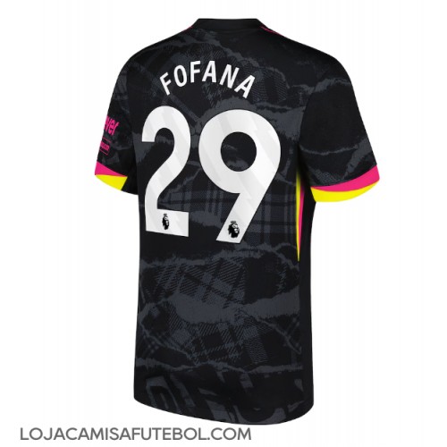 Camisa de Futebol Chelsea Wesley Fofana #29 Equipamento Alternativo 2024-25 Manga Curta